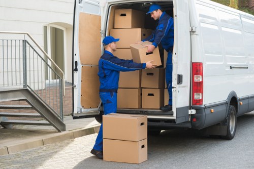 Packing boxes and moving supplies for a West Kensington home