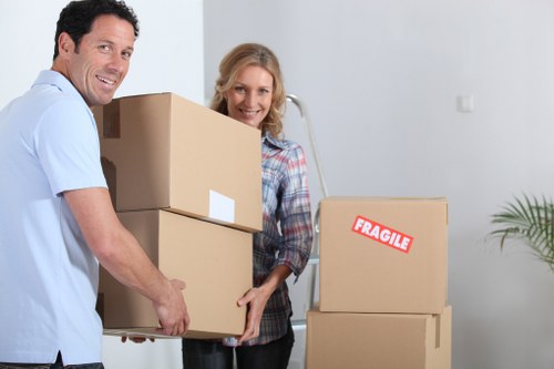 Example moving jobs in West Kensington using load-based rates