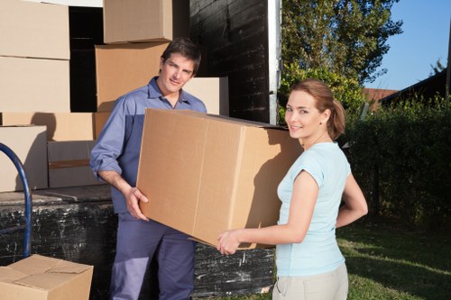 Business relocation transport and organised office setup in West Kensington